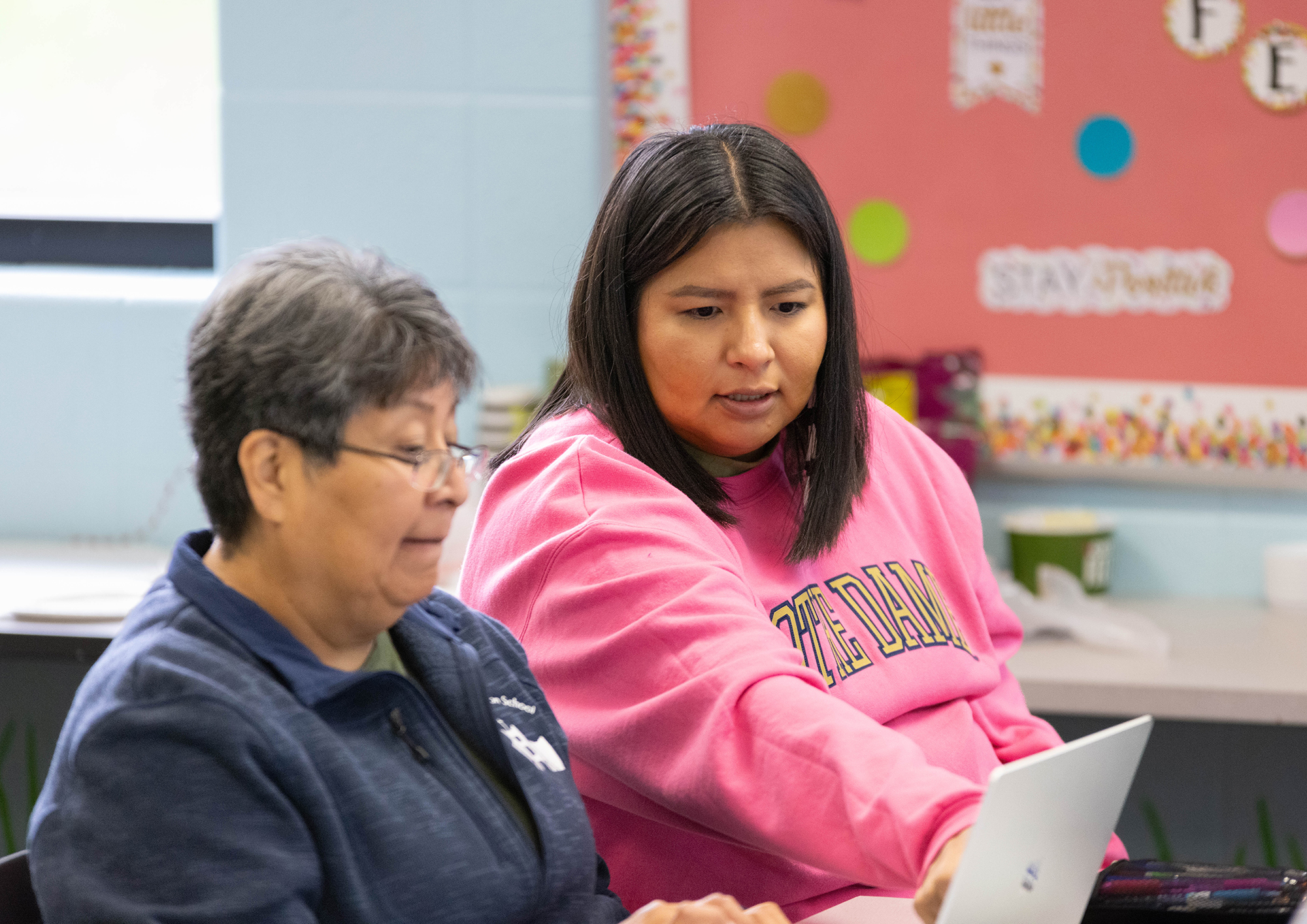 Students in classroom