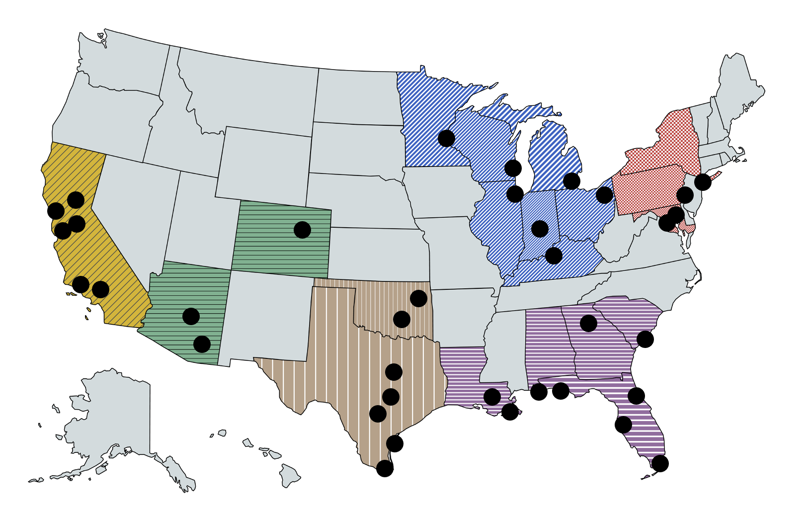 Geographic Preferences Map