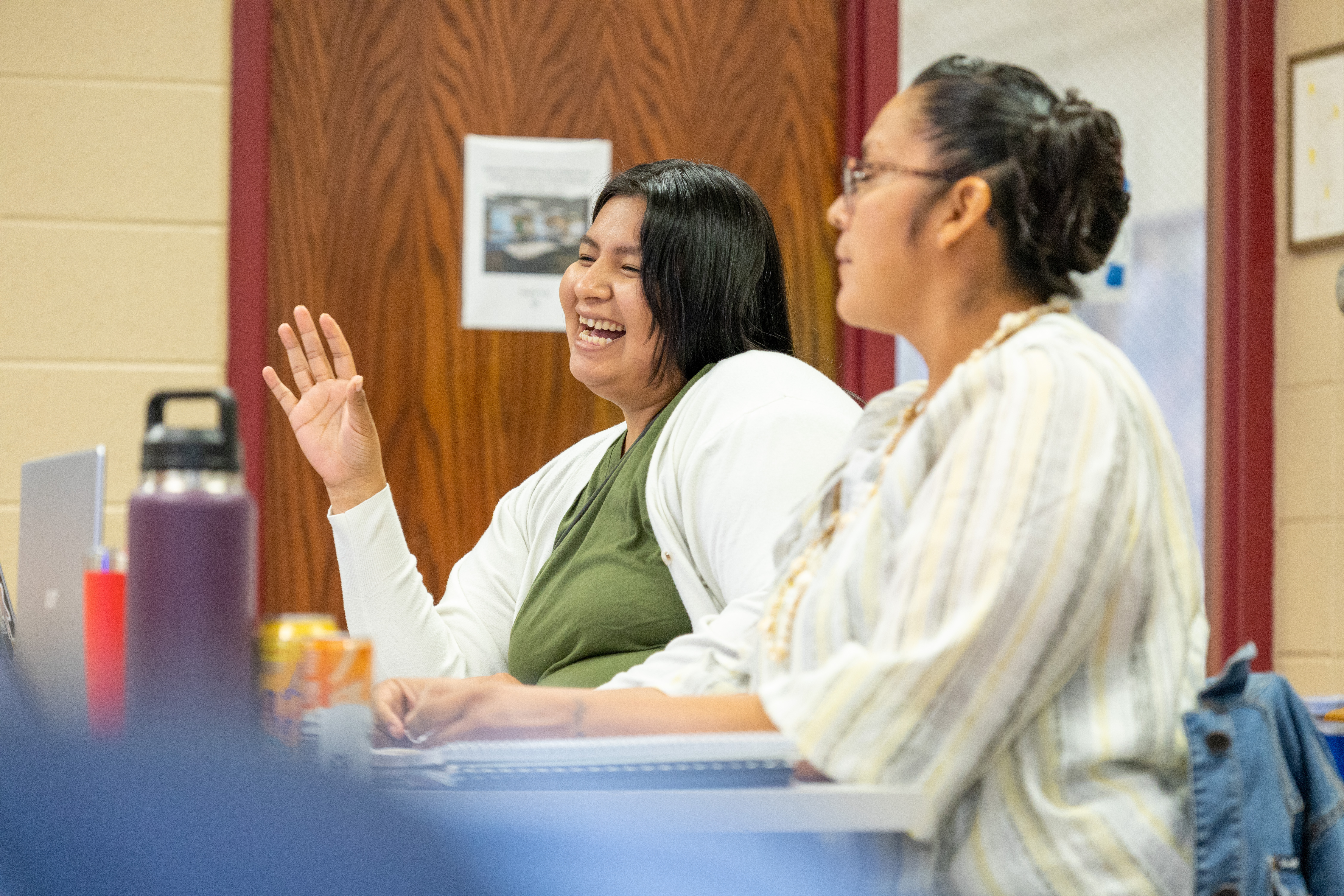AICSN Holy Cross Fellows in class