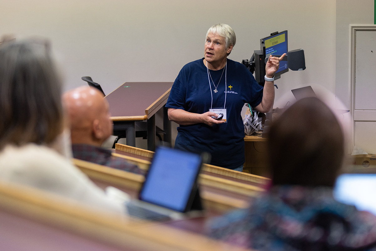 Haidee Todora_presenting at LEI summer conference