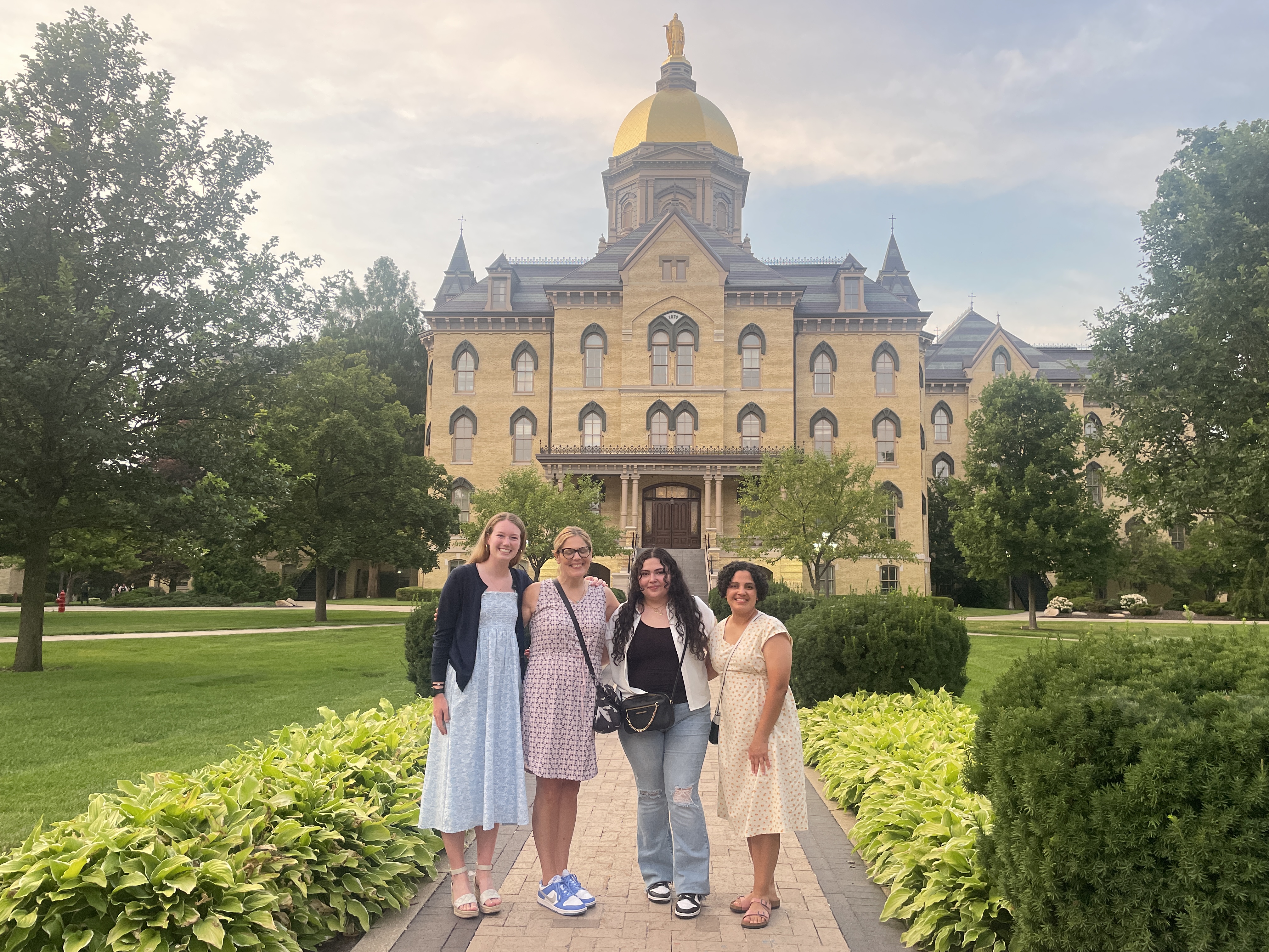 Mary Margaret Schroeder with members of her school team