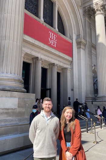 James and Danielle at the Met