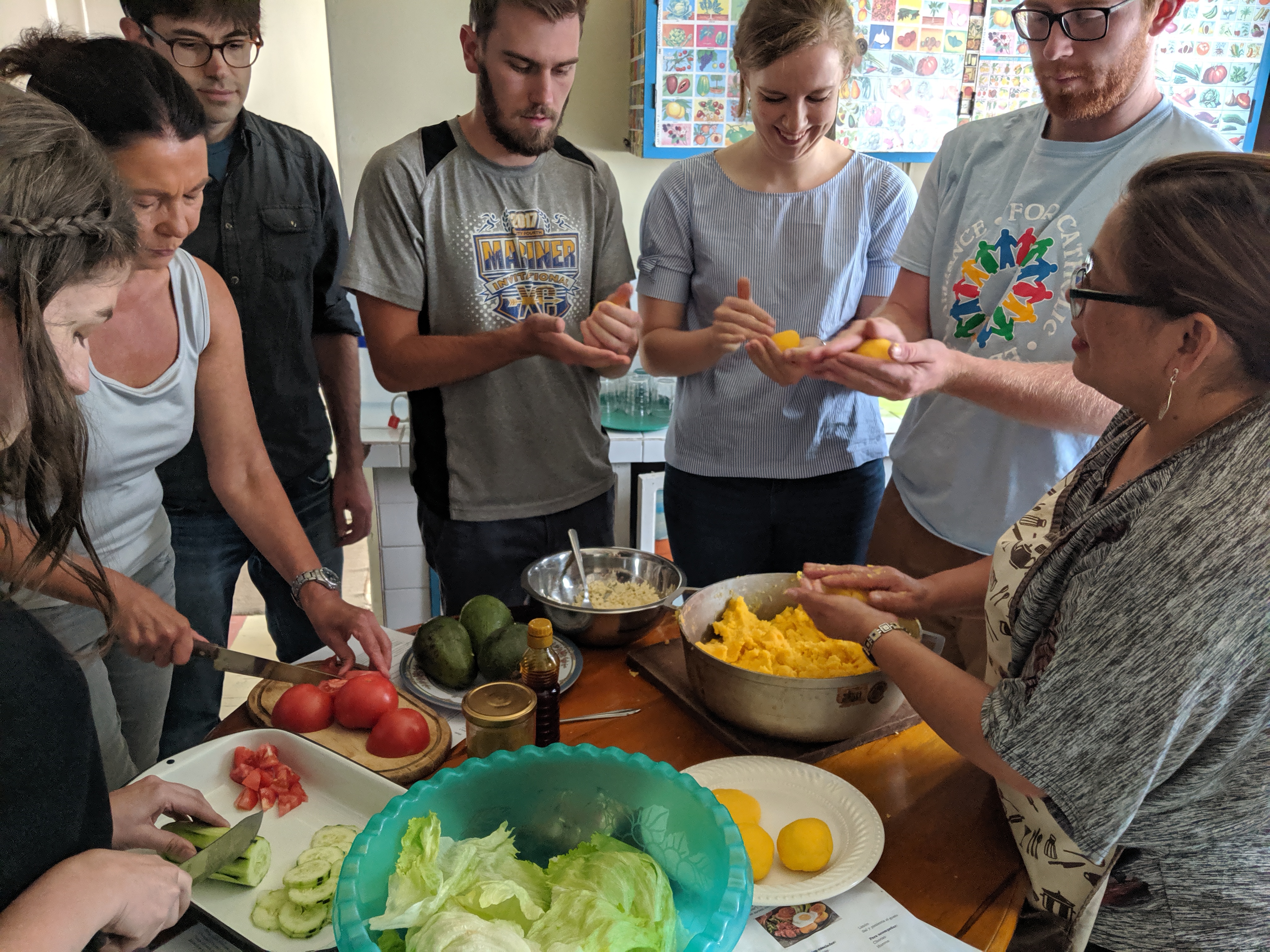 ChACE 19 making llapingachos