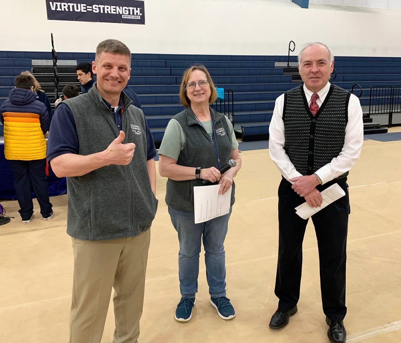 Lumen Christi HS_Brian Ross and Staff