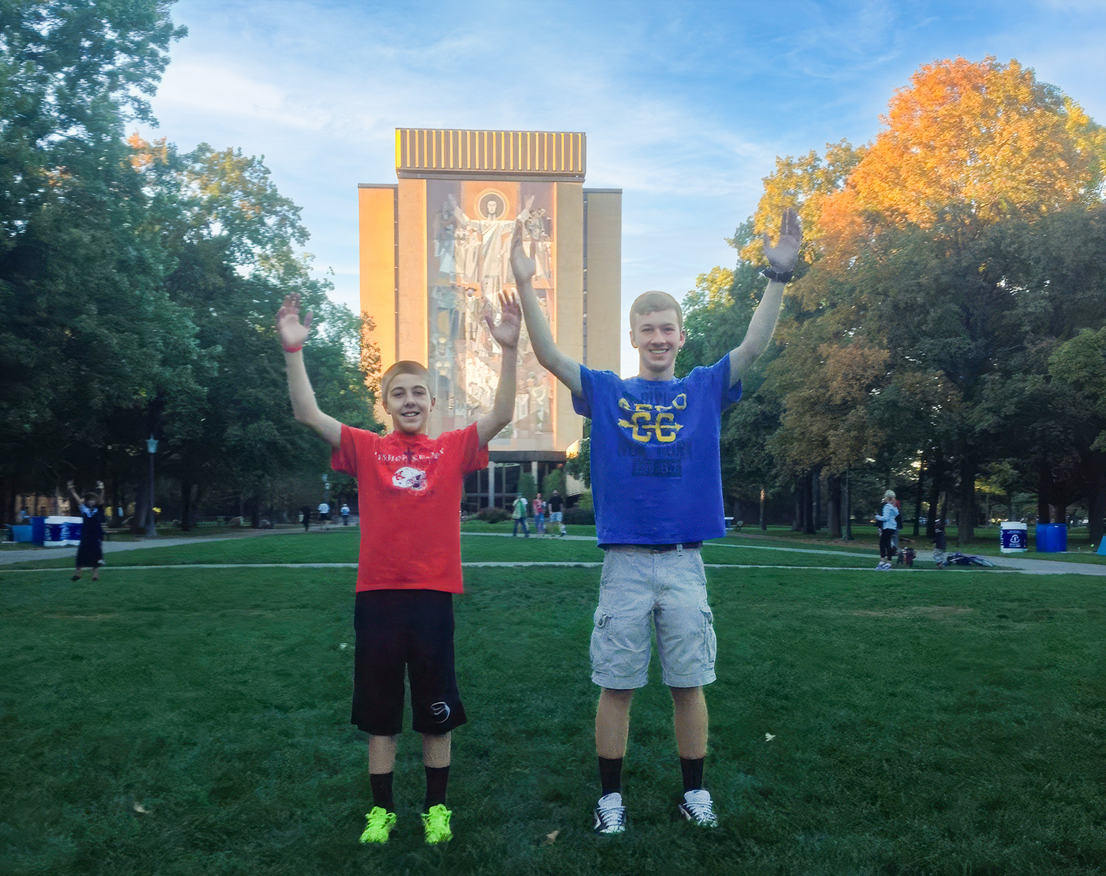 Mike Hanisch (L) and Matt Hanisch (R)
