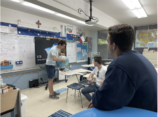 A Geography teacher gives us directions to get home