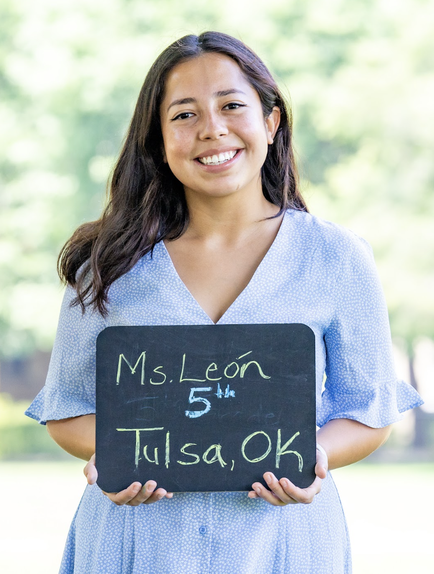 Camila Leon Chalkboard Photo