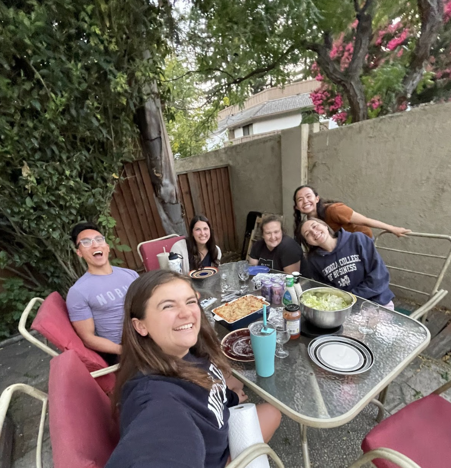 San Jose patio dinner