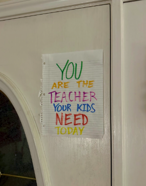 Sign on ACE Brownsville front door