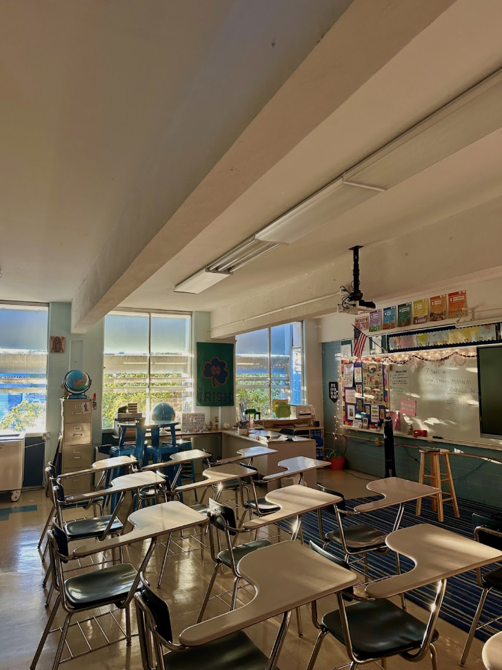 Image of Maddie's classroom in Brownsville, Texas