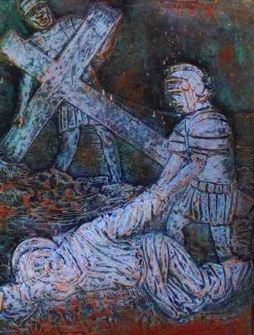 Station 9 Jesus Falls a Third Time