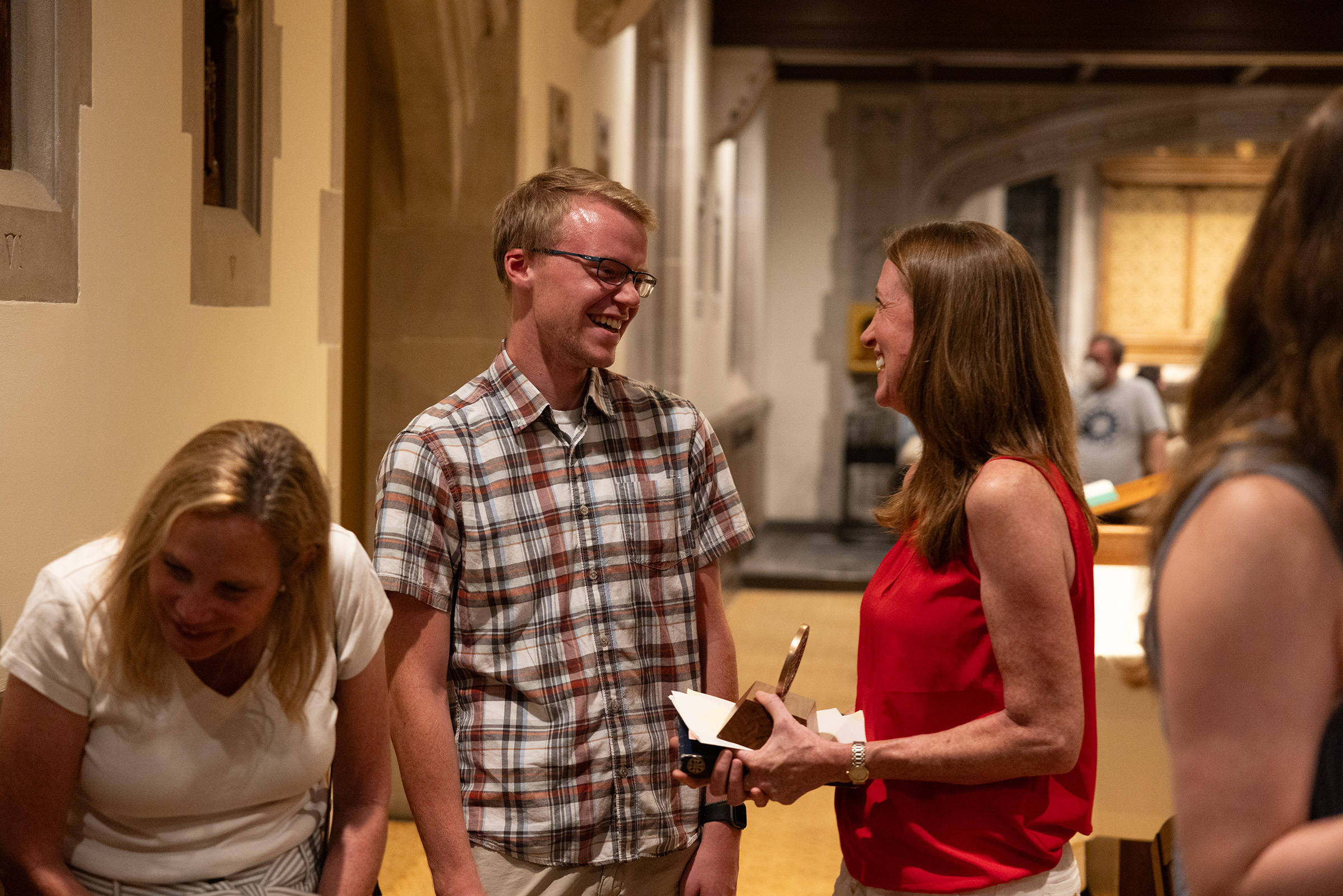 Trinter with ACE teacher Carson Whitesell