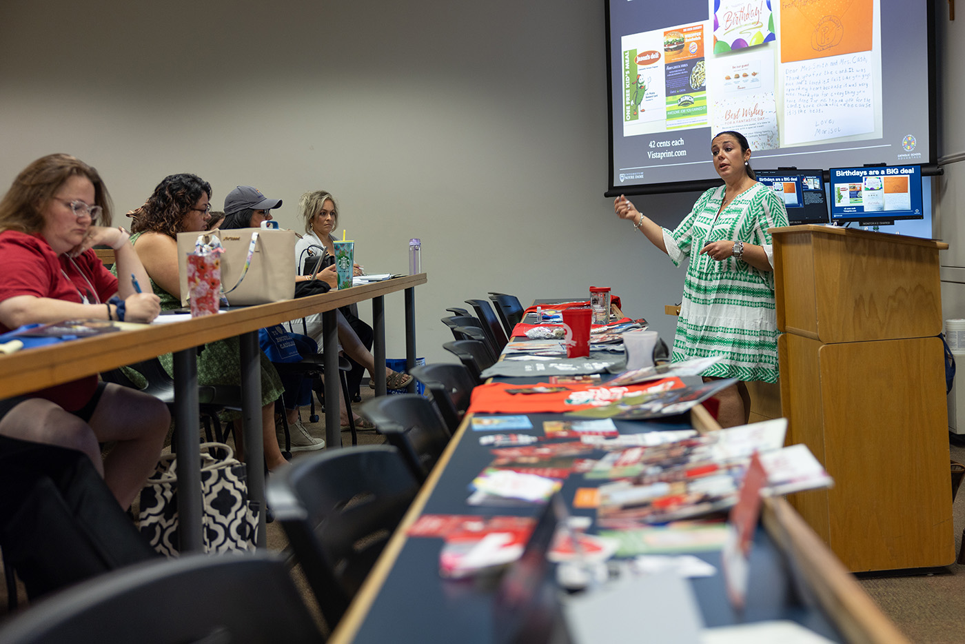 Jocelyn Smith_presenting at LEI summer conference