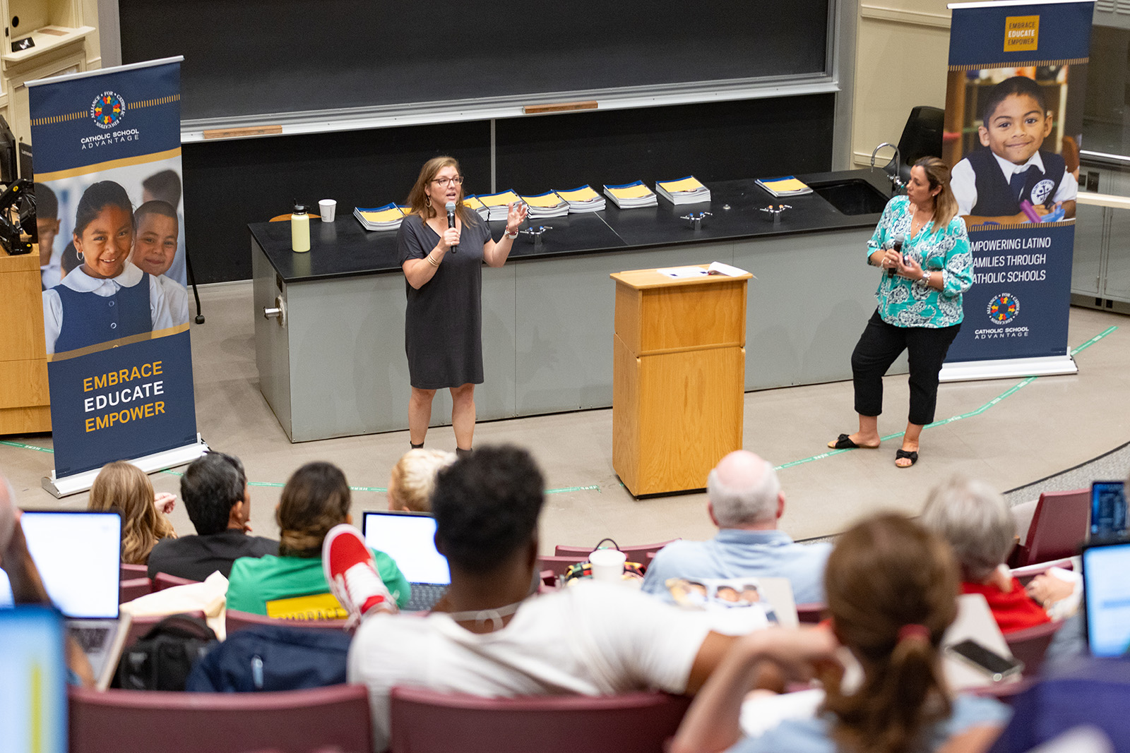 Kristin Moore presenting at the LEI summer conference