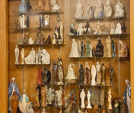 Various statues of Our Lady