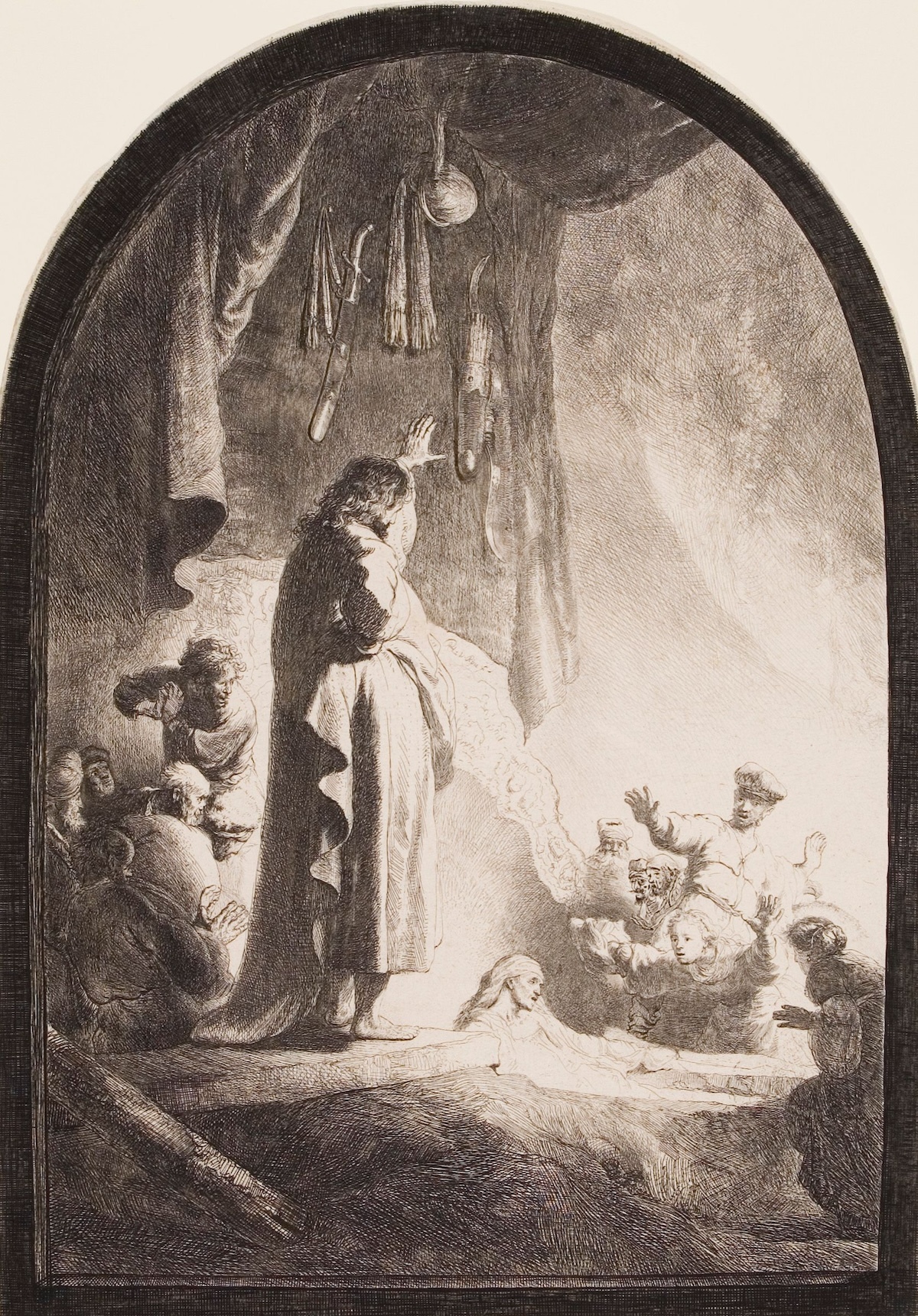 Raising of Lazarus by Rembrandt van Rijn