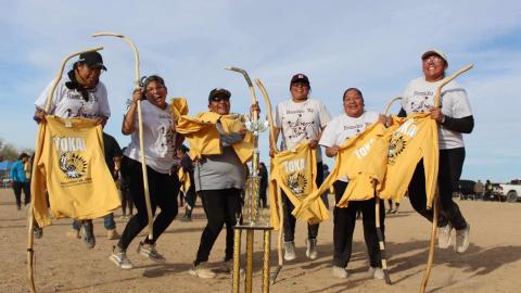 Toka victory celebration