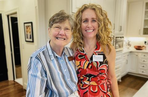Sister Paula Kleine-Kracht and Meghan Weyland