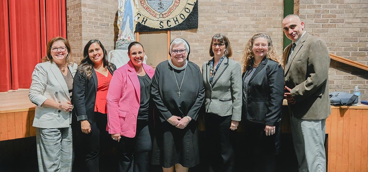 ALMA team with archdiocesan leadership